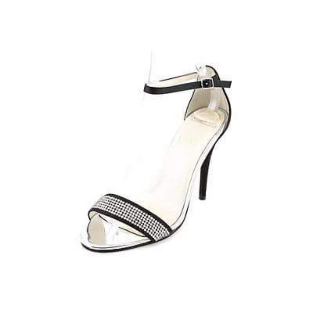 NIB Caparros Eileen Strappy Rhinestone Heels
