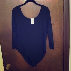 Express One Eleven Scoop Neck Bodysuit