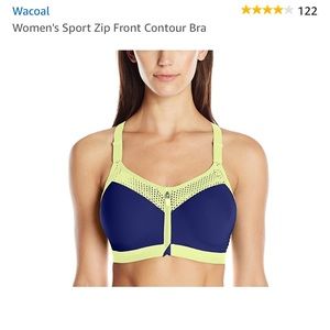 *NEW* 36DDD Wacoal front zip Sports Bra