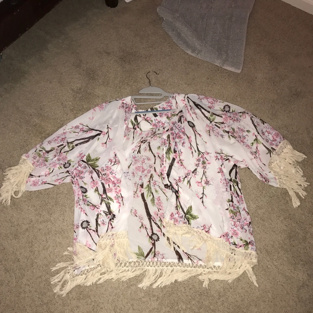 Floral kimono