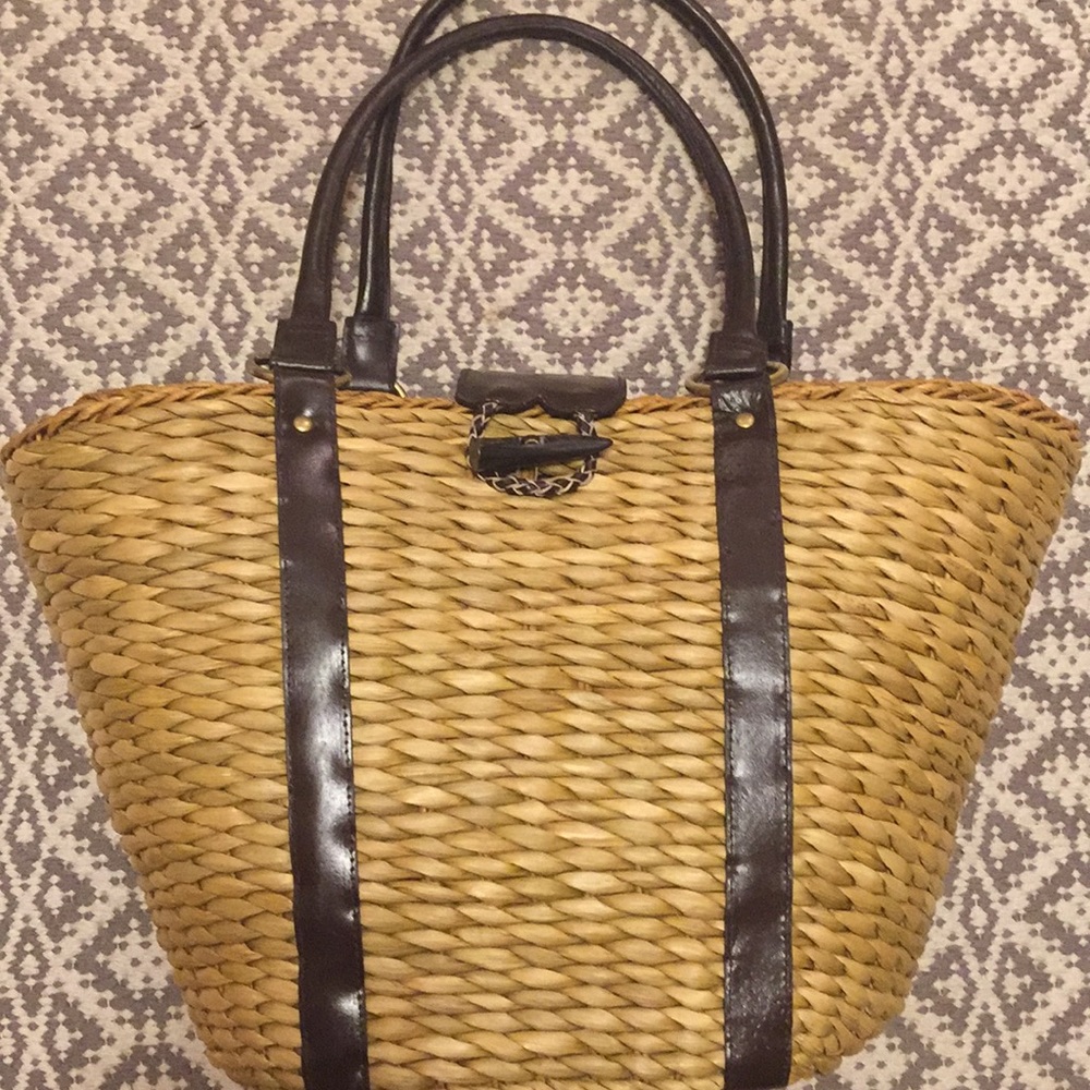 Florabella Woven Beach Tote