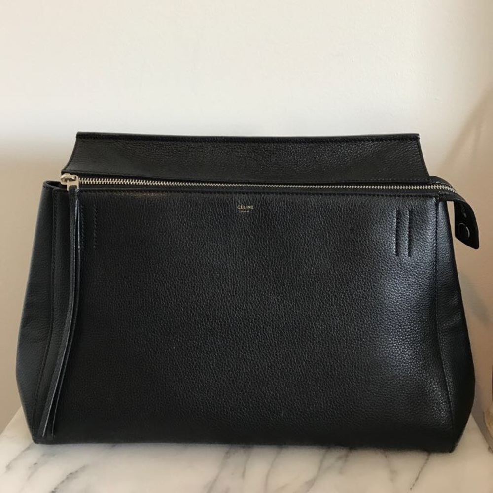 Celine medium black edge bag