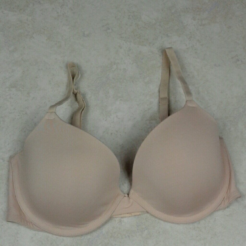 Victoria's Secret pink wear everywhere demi bra.