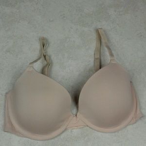 Victoria's Secret pink wear everywhere demi bra.