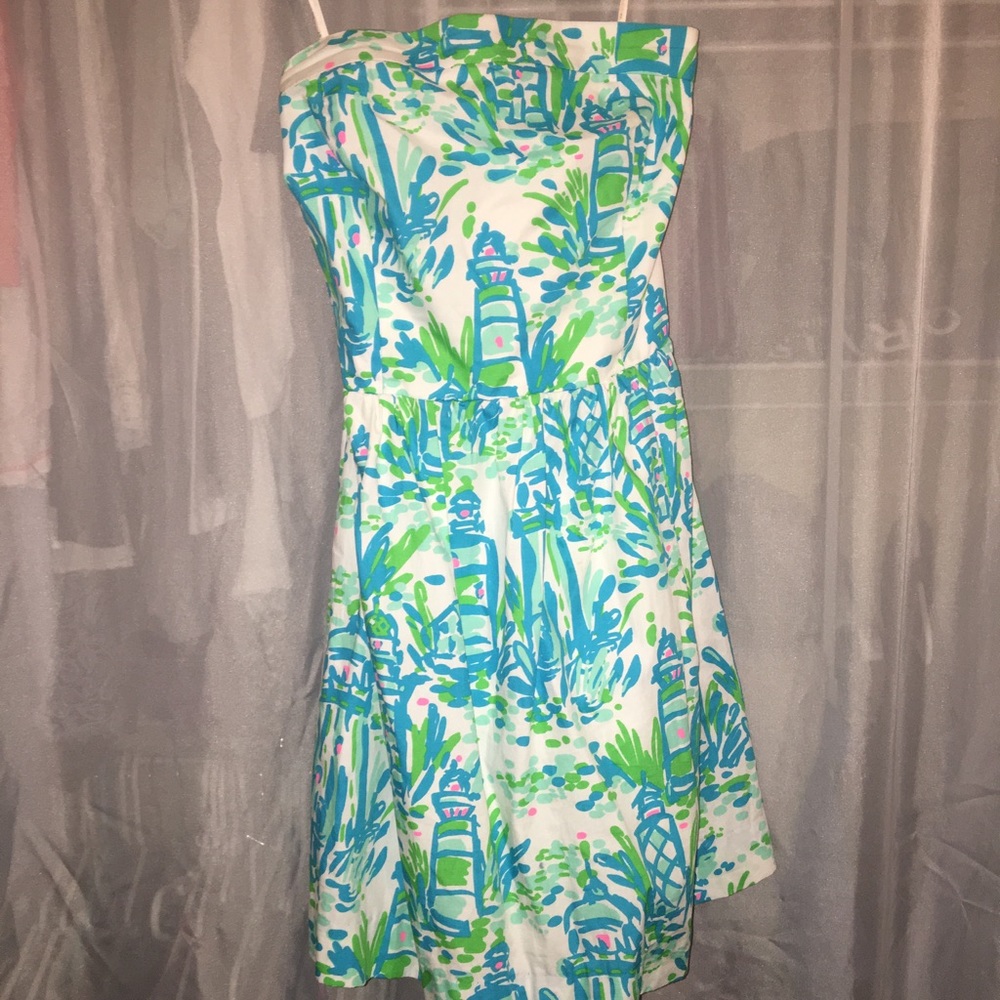 NWOT Strapless Lilly Pulitzer dress