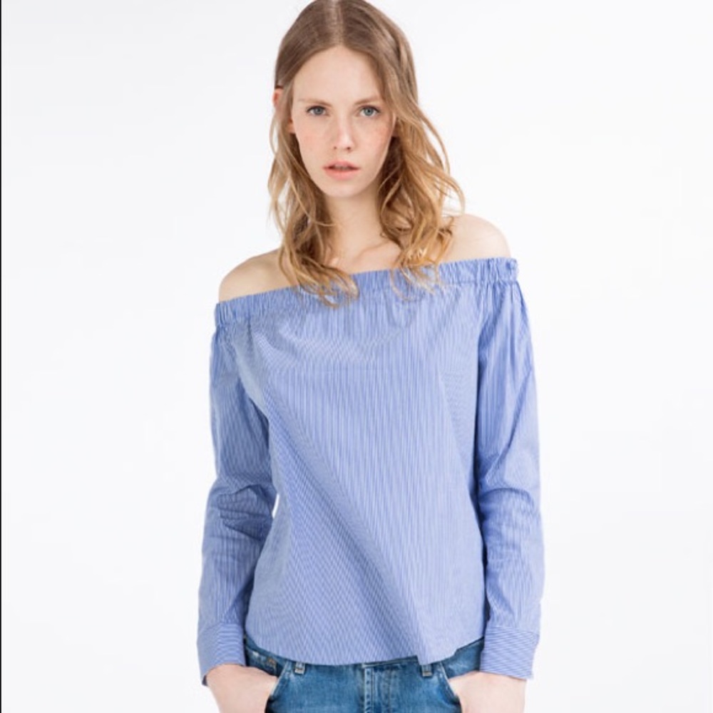 Zara Off the Shoulder Top