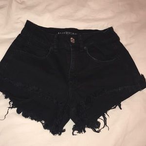 Black American Eagle Shorts