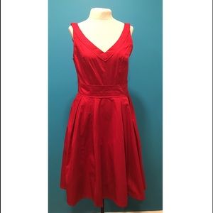 Red eShakti Dress Size 8