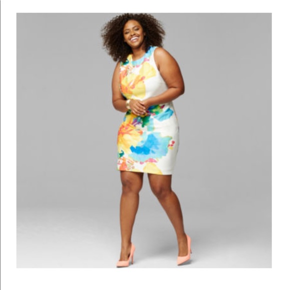 🌷HP 9/30🌷NWT Floral Print Sheath - Picture 1 of 6