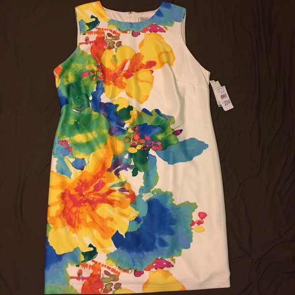 🌷HP 9/30🌷NWT Floral Print Sheath - Picture 2 of 6