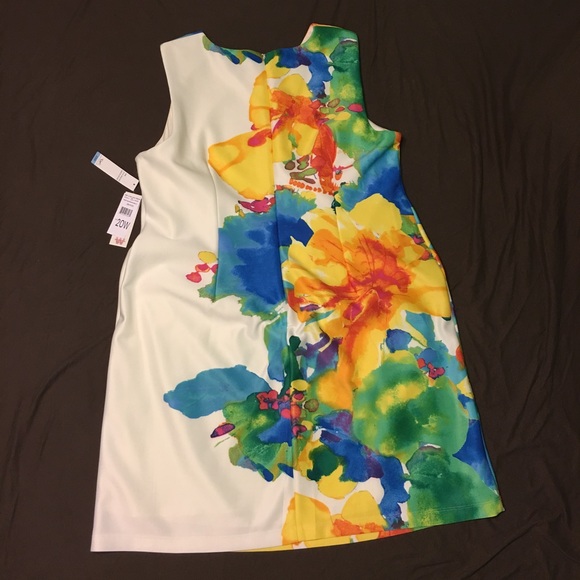 🌷HP 9/30🌷NWT Floral Print Sheath - Picture 3 of 6