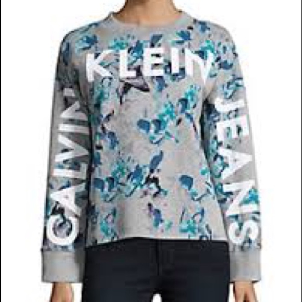 Calvin Klein Floral Crewneck Sweater