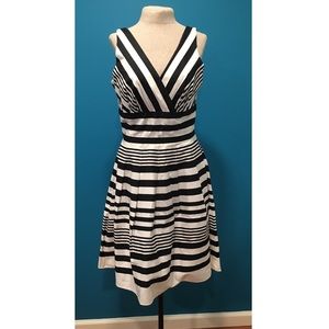 Black and White Striped Dress Size 10