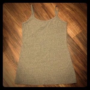 BKE long heather gray tank size large