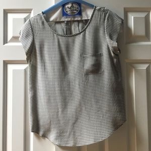 Joie Silk Printed Blouse size small