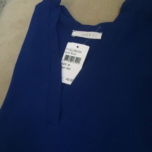 NWT Royal Blue Lush Blouse