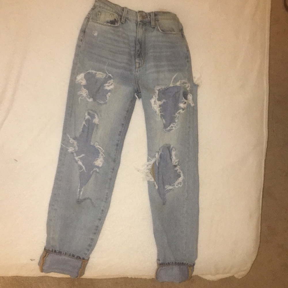 high wasted jeans urban outfitters