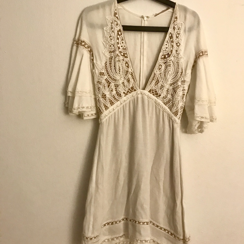 For love and lemons lowcut Lacey dress