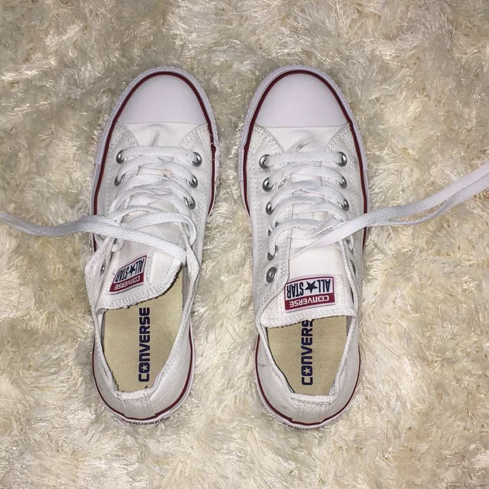 Classic white converse