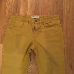 Madewell mustard cords