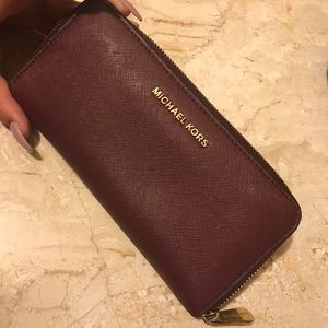 Michael Kors Burgundy Wallet