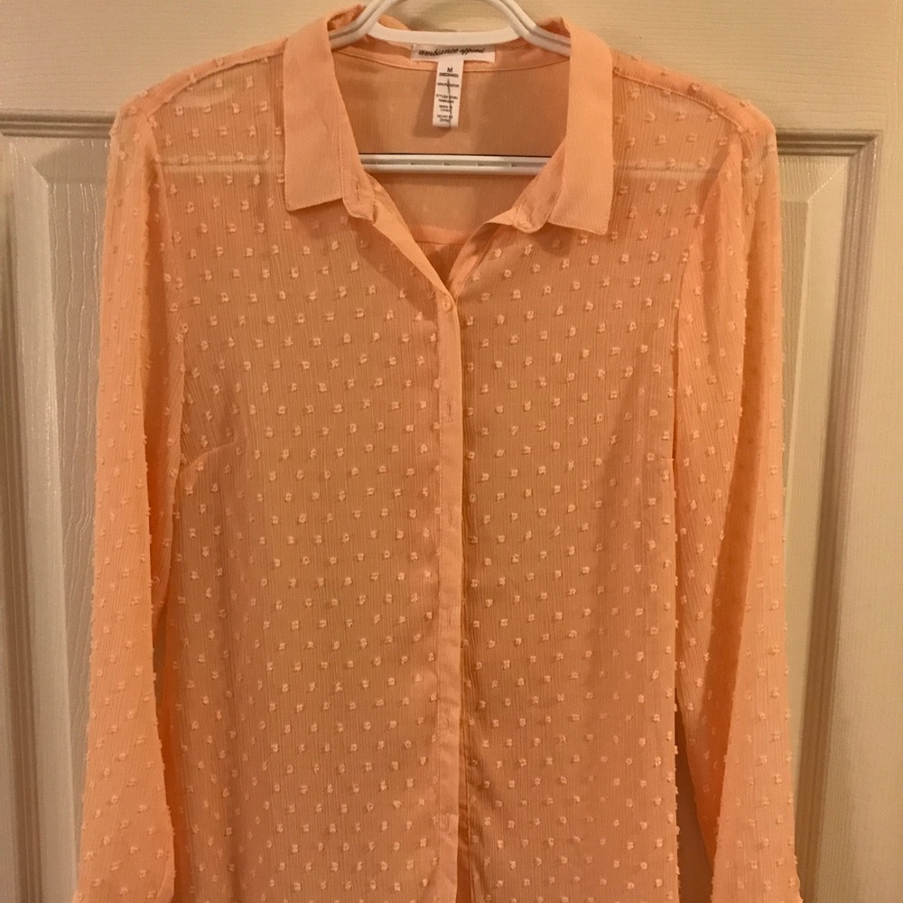 Beautiful peach blouse