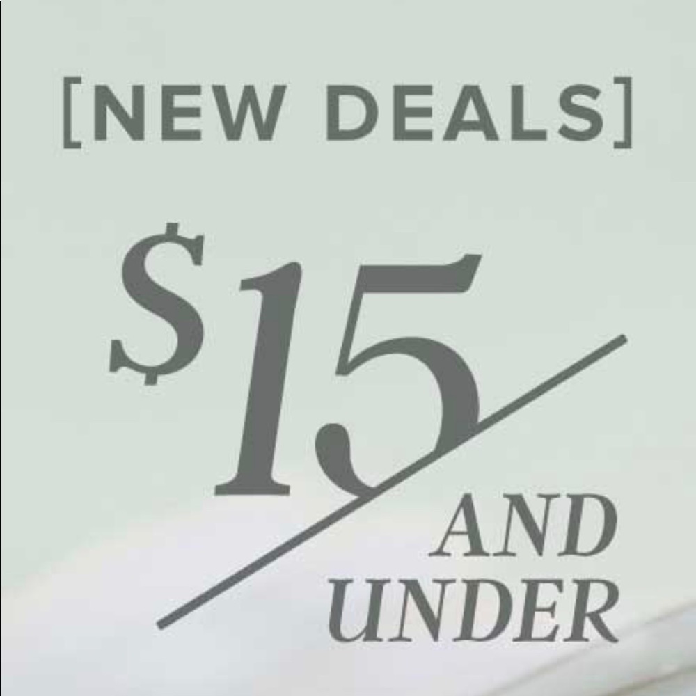 Items $15 and under