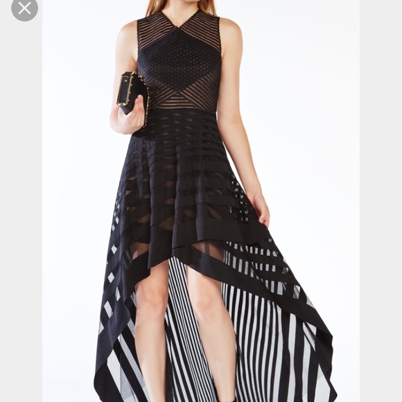 BCBG Max Azria Keanna High Low Lace Dress - Picture 2 of 6