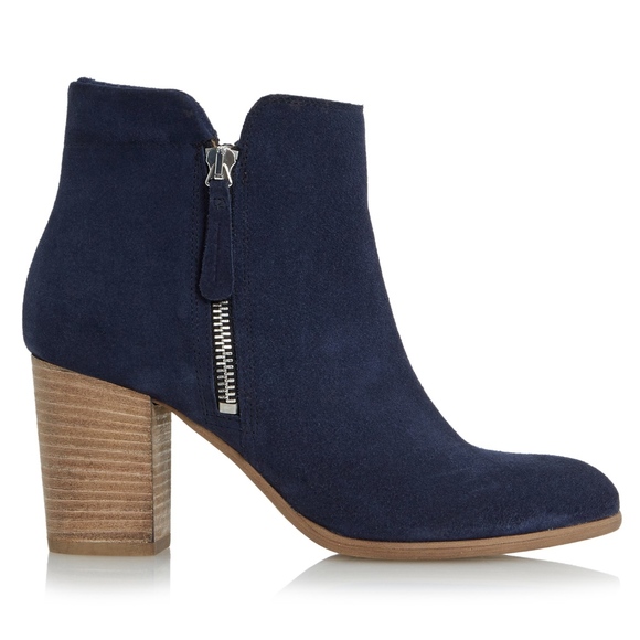 Dune Shoes - NWT Dune Navy Booties OFFERS WELCOME