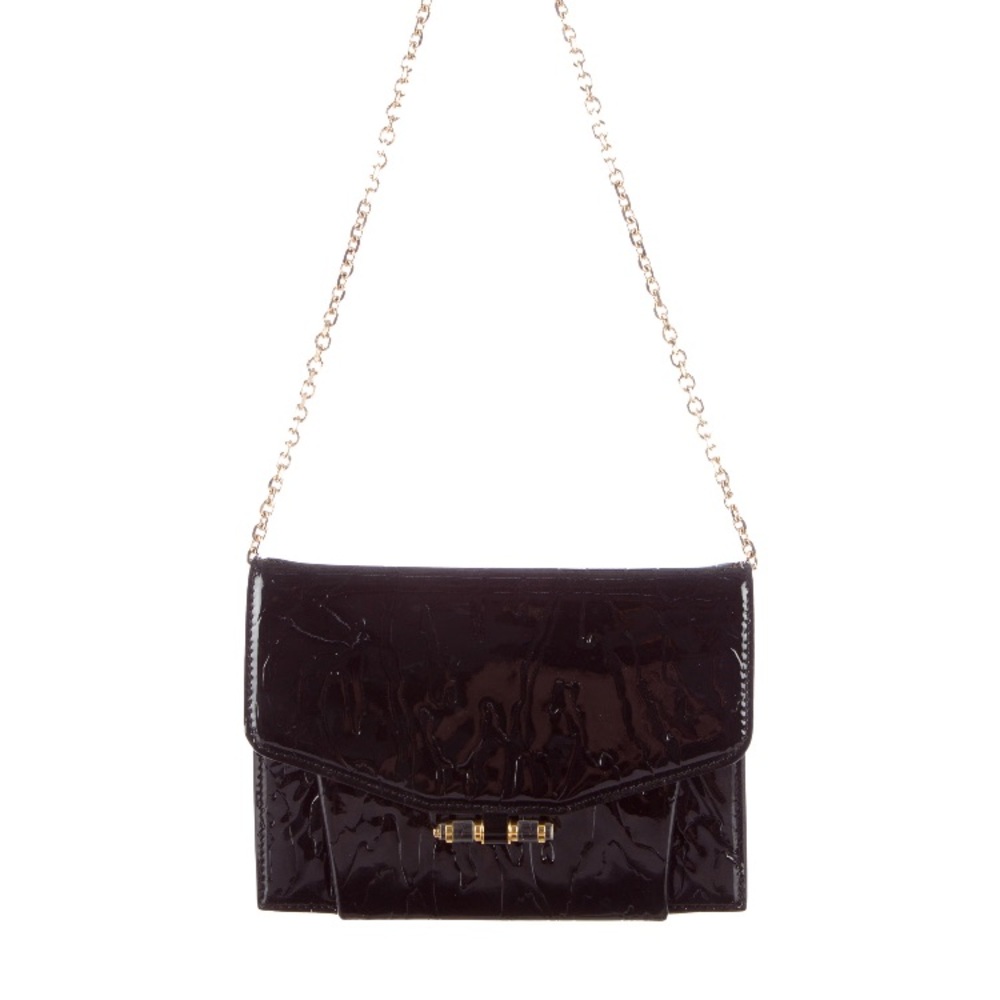 (Givenchy) Patent Leather Evening Shoulder Bag