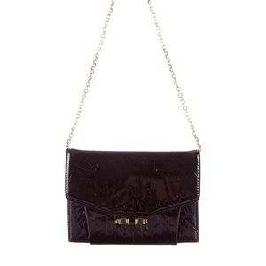(Givenchy) Patent Leather Evening Shoulder Bag