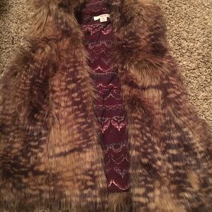 Mossimo fur vest