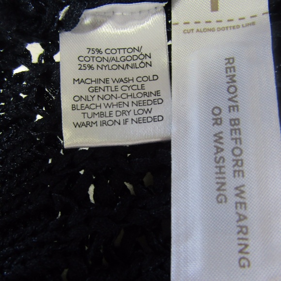 Ann Taylor Loft  Blue See-Through Sweater Size S - Picture 8 of 8