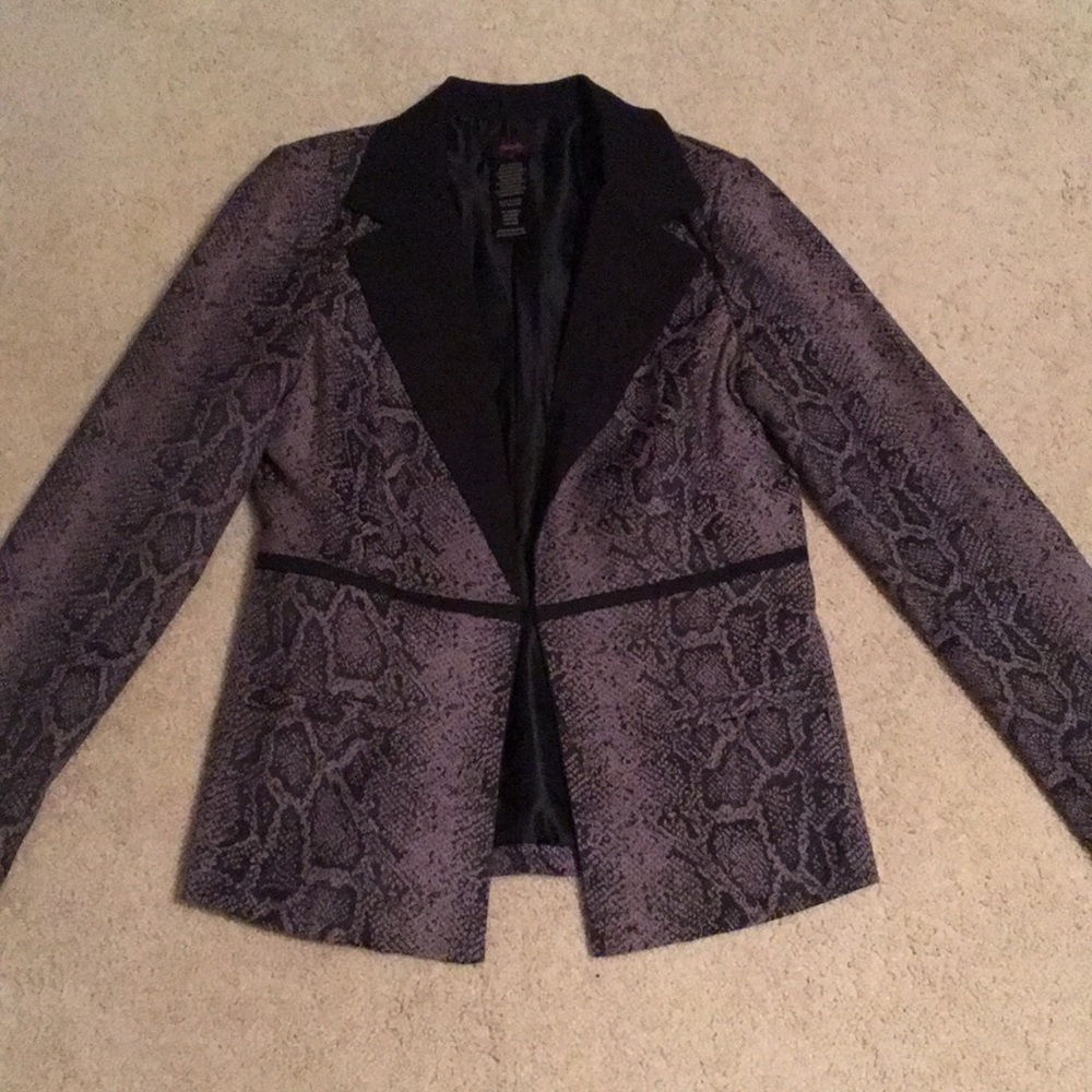Snake Print Blazer