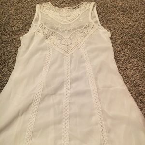 White lace dress