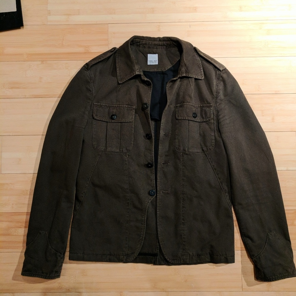 Zara Man Military Blazer