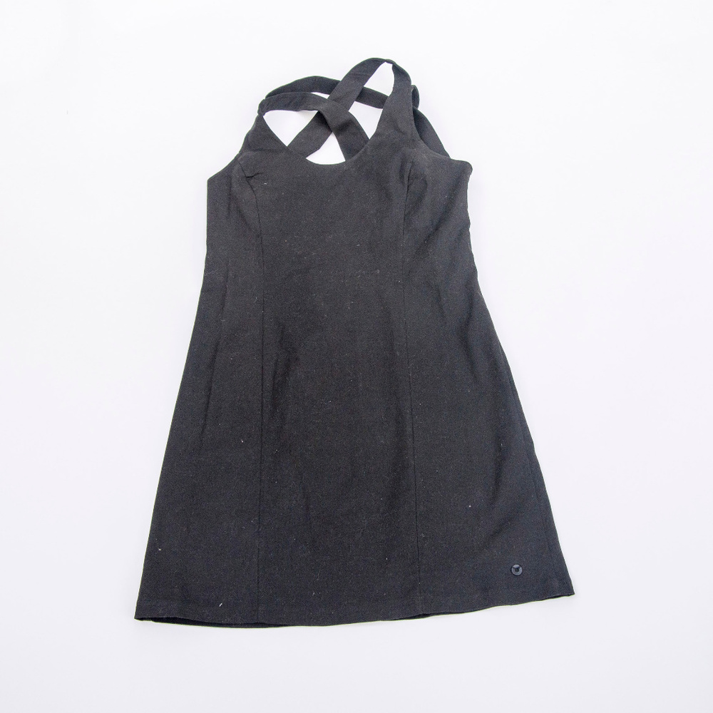 Sexy Strappy Organic Cotton Black Dress