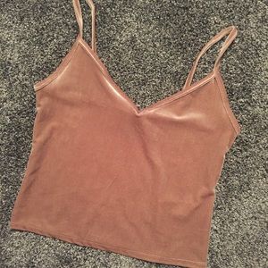 F21 NEW velvet tank