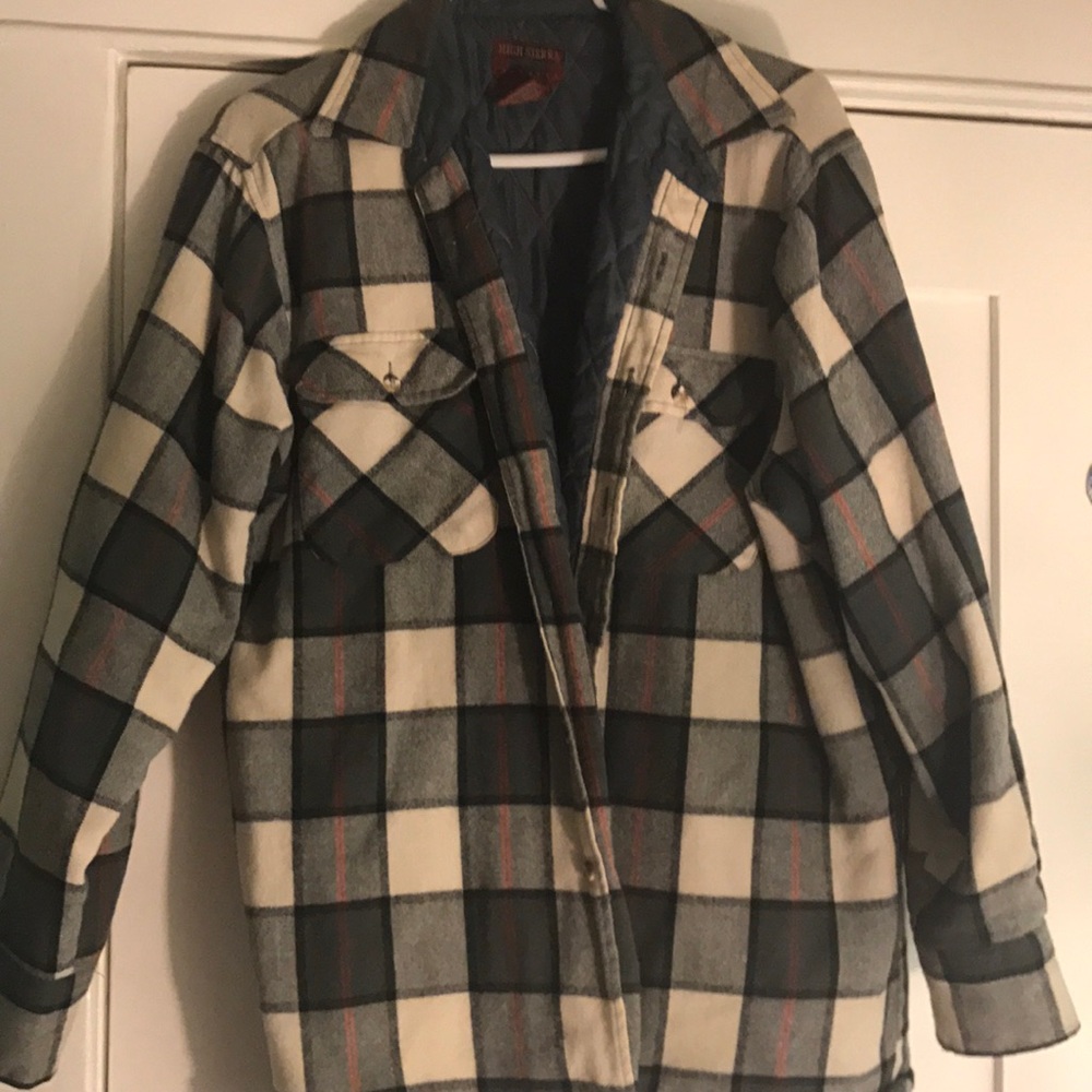 Flannel coat