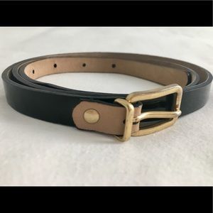 J.Crew Skinny Patent Leather Belt - Medium