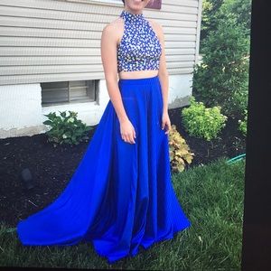 2 peice prom dress