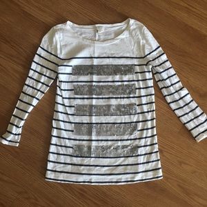 Stripped jcrew top