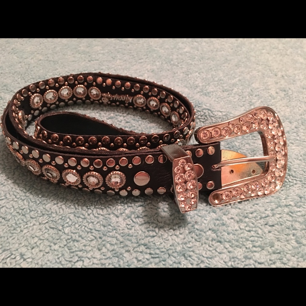 Authentic Kippy's Swarovski studded belt