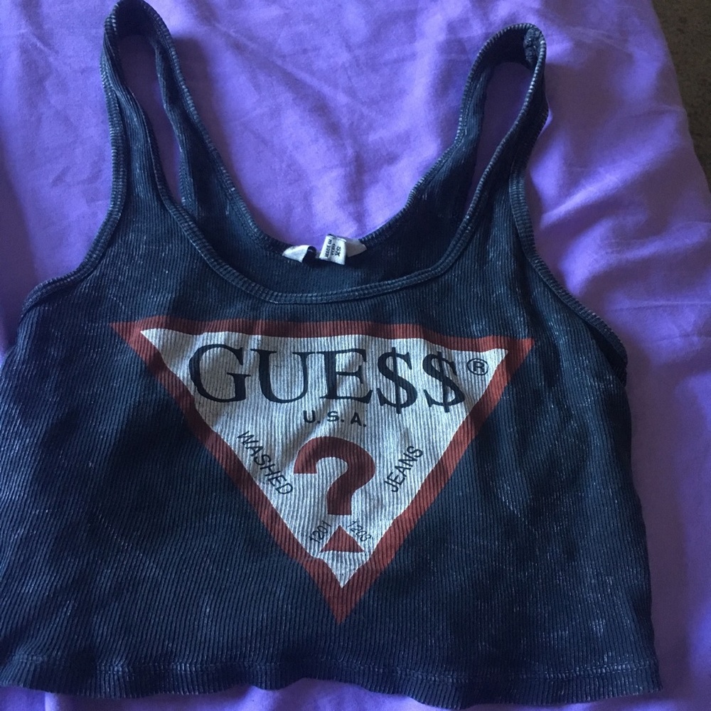 Guess x Asap Rocky crop top