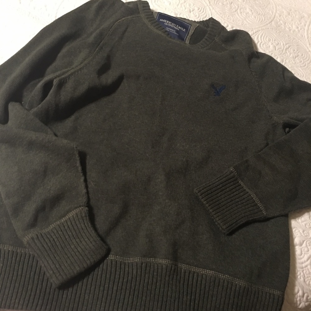 Men's American Eagle Sweater Sz L gray/grey