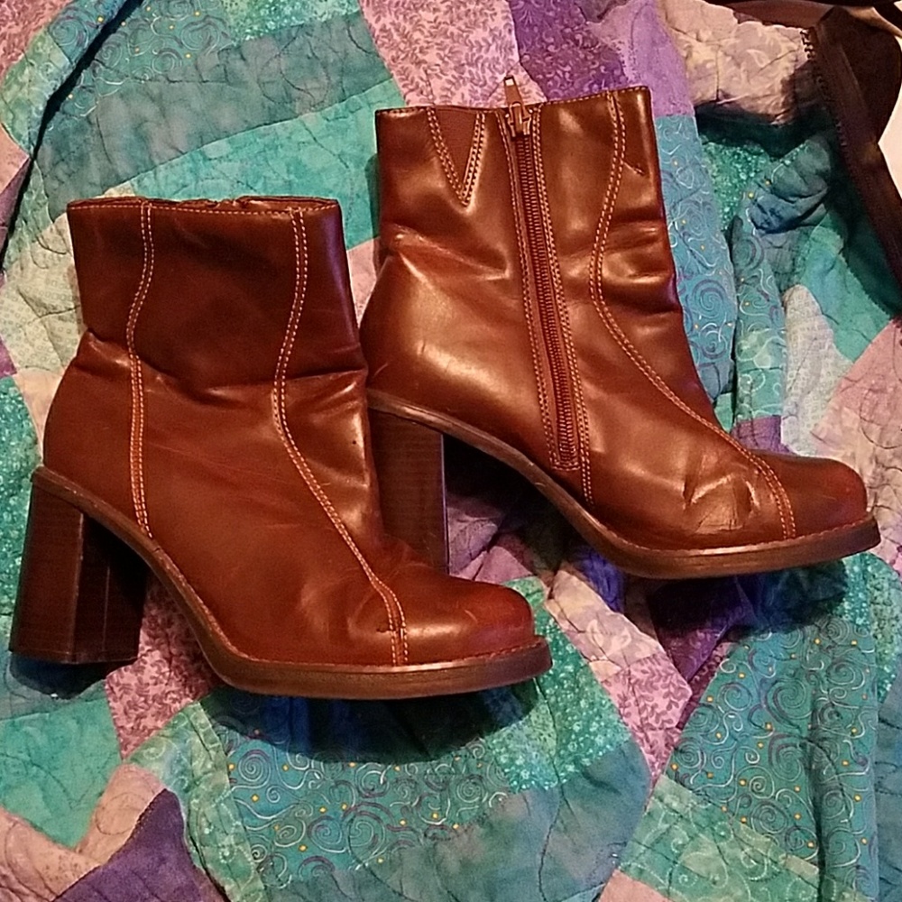 Heeled ankle boots