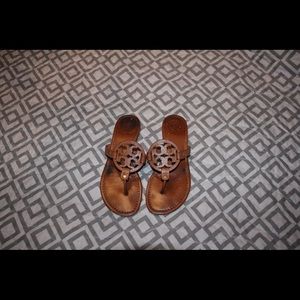 Tory Burch Brown Leather Sandals (Size 7.5)
