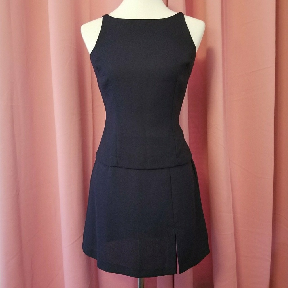 Top and Mini Skirt Set