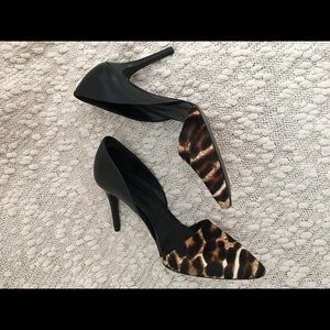 Aerin pumps with animal hair print, size 7.5.
