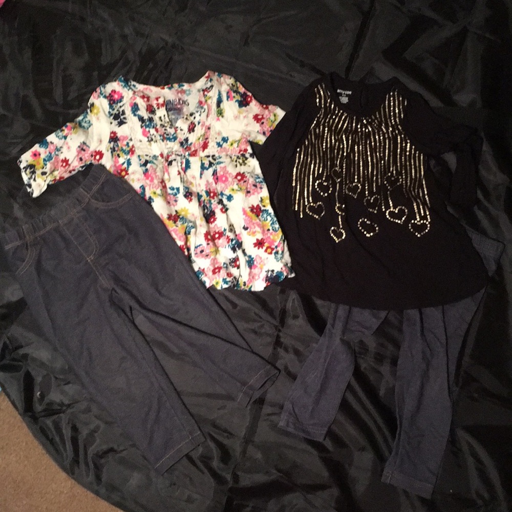 18 month fall tunic outfit lot long sleeve